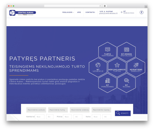 WP theme Zex - centrokubas.lt