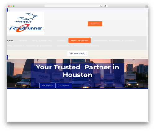 Tenweb builder WordPress plugin - roadrunner-moving.com