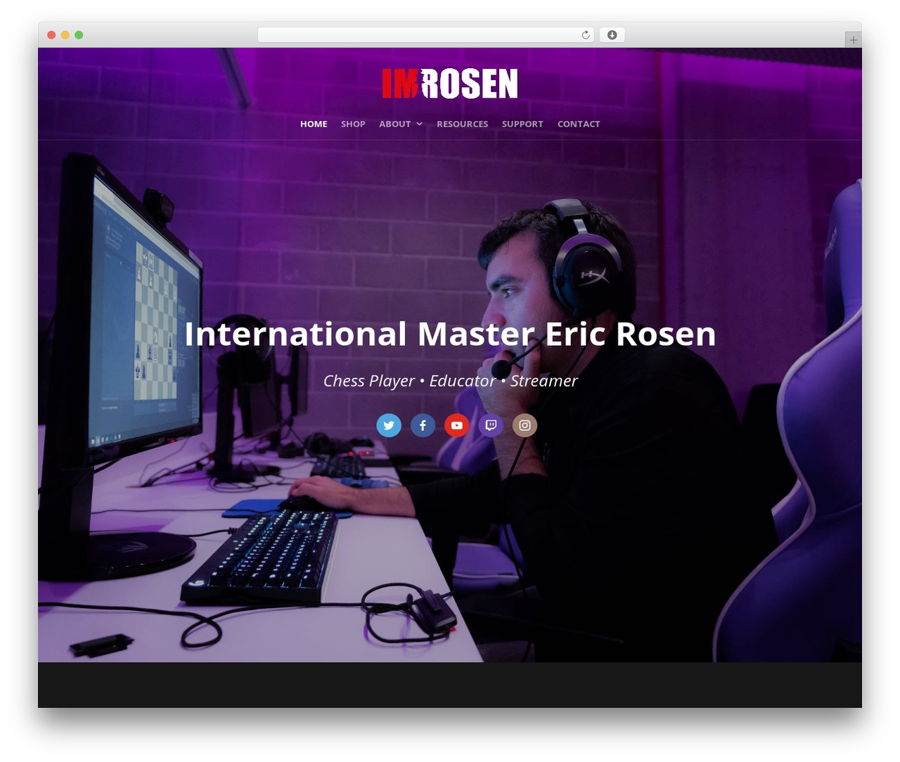 Create WordPress theme - imrosen.com