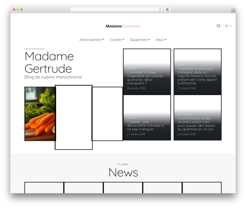 Foxiz WordPress theme - madamegertrude.com
