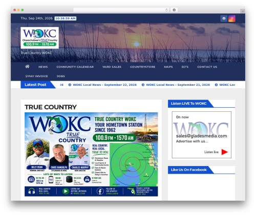 Newsup Pro newspaper WordPress theme - wokc.com