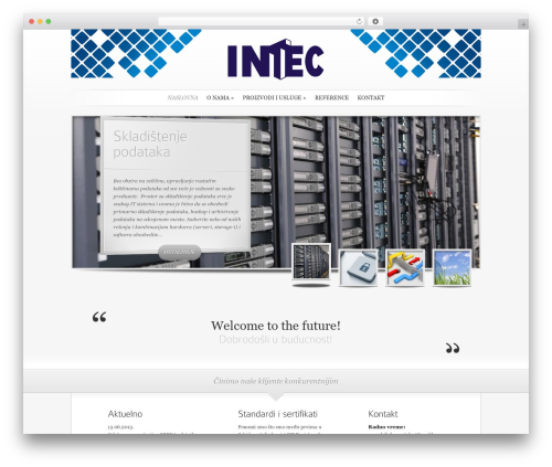 SimplePress WordPress website theme - intec.rs