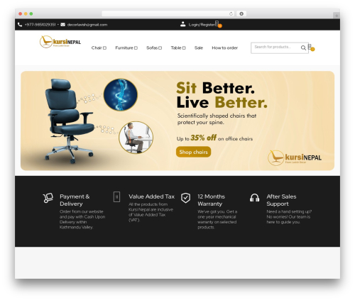 Sofass WP theme - kursinepal.com