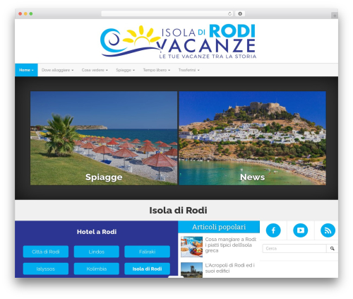 Wordpress Bootstrap theme WordPress - isoladirodivacanze.com