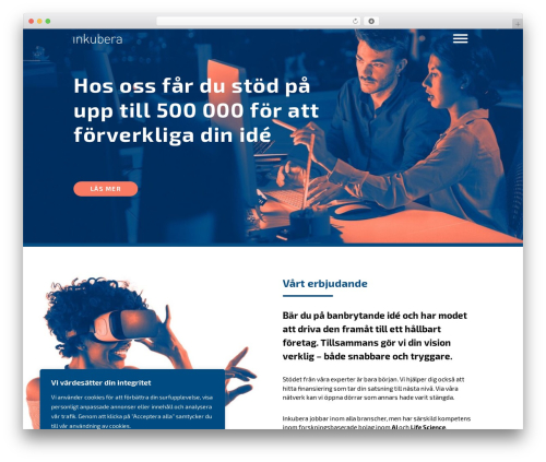 WordPress theme Inkubera - inkubera.se