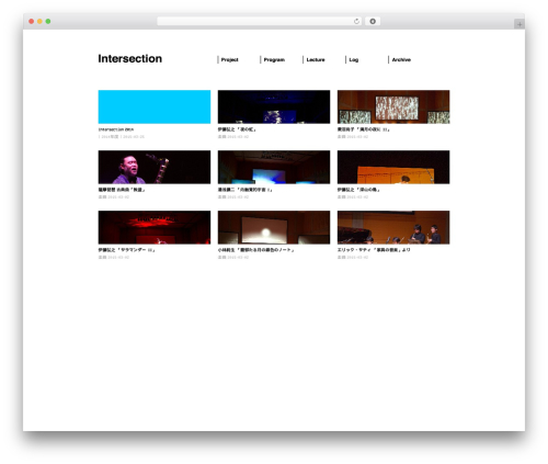 WP theme Intersection2 - intsct.com/ja