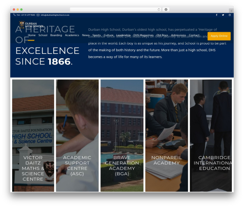 Zyth theme WordPress - durbanhighschool.co.za