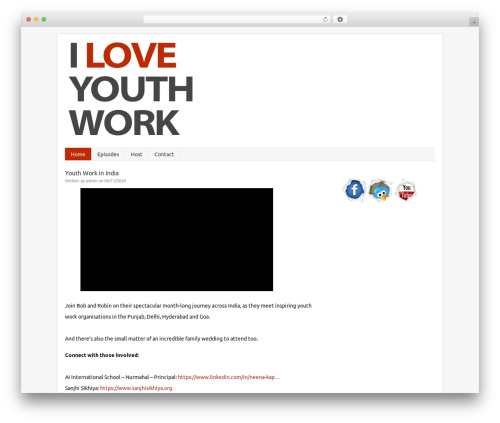 Catalyst top WordPress theme - iloveyouthwork.com