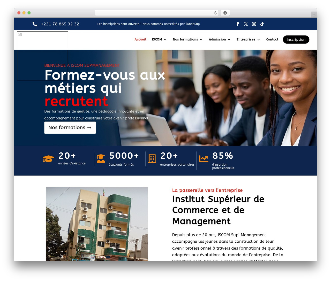 Divi WordPress theme - iscom.sn Divi WordPress theme - iscom.sn