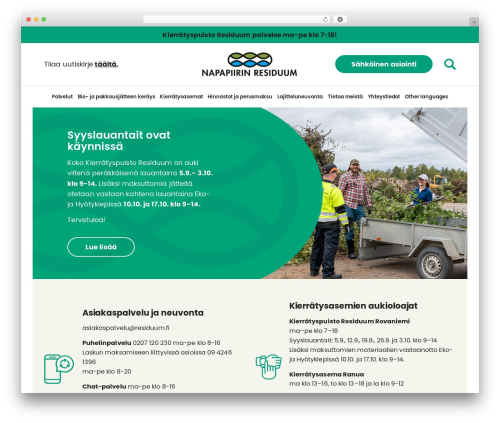 Höyrymoottori WordPress theme - residuum.fi