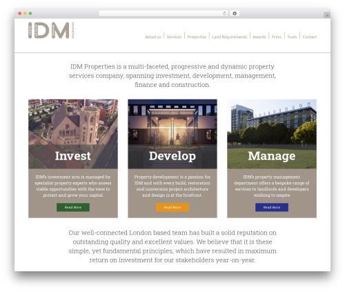 IDM theme WordPress - idmproperties.com