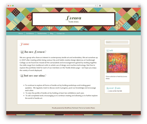 Patchwork WordPress theme - lecora.org