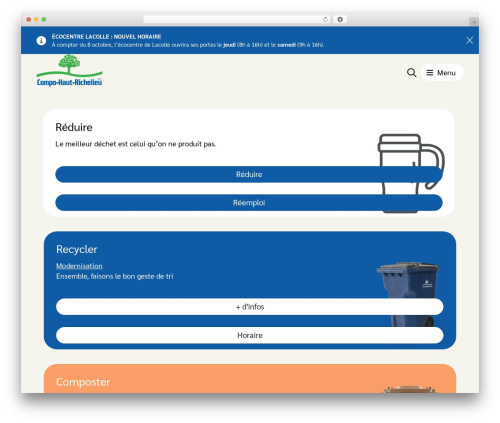 Réactif theme WordPress - compo.qc.ca
