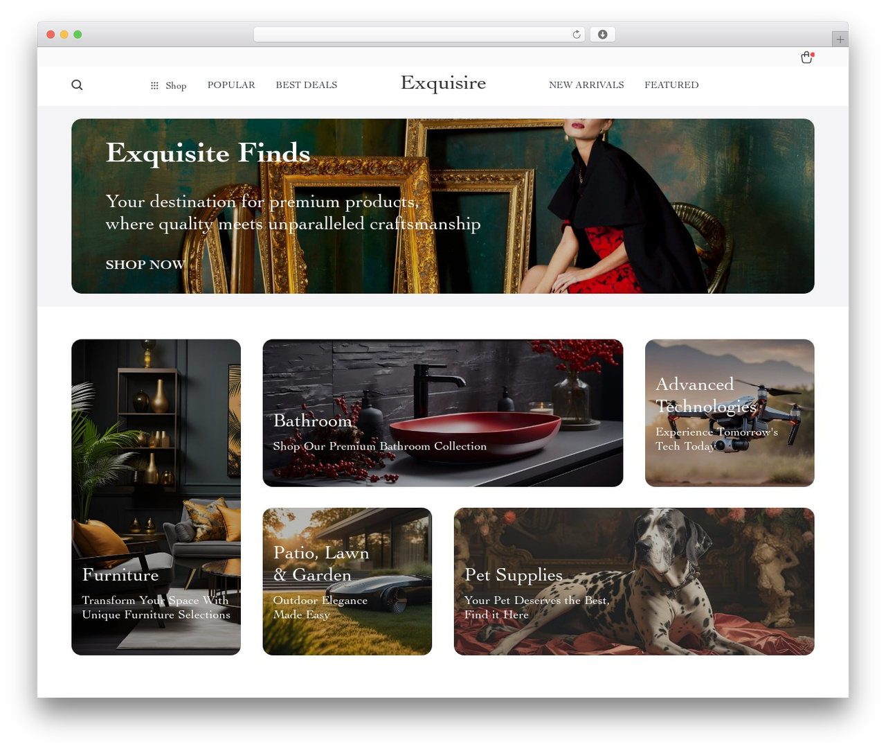 Rockwell Child WordPress theme - exquisire.com