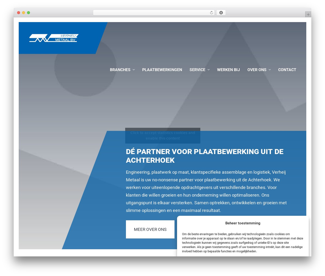 Theme WordPress Fuze framework - verheijmetaal.nl
