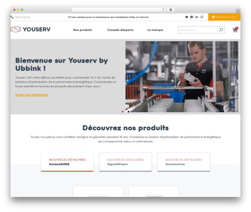ubbink theme WordPress - youserv.fr