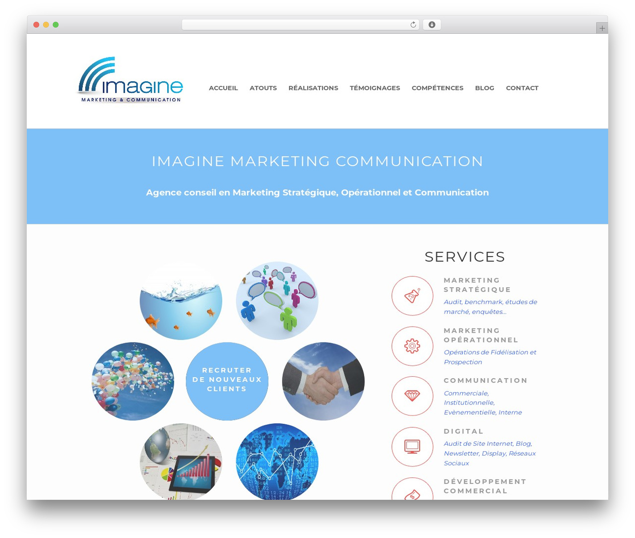 Vulcano WordPress theme - imaginemarketing.fr