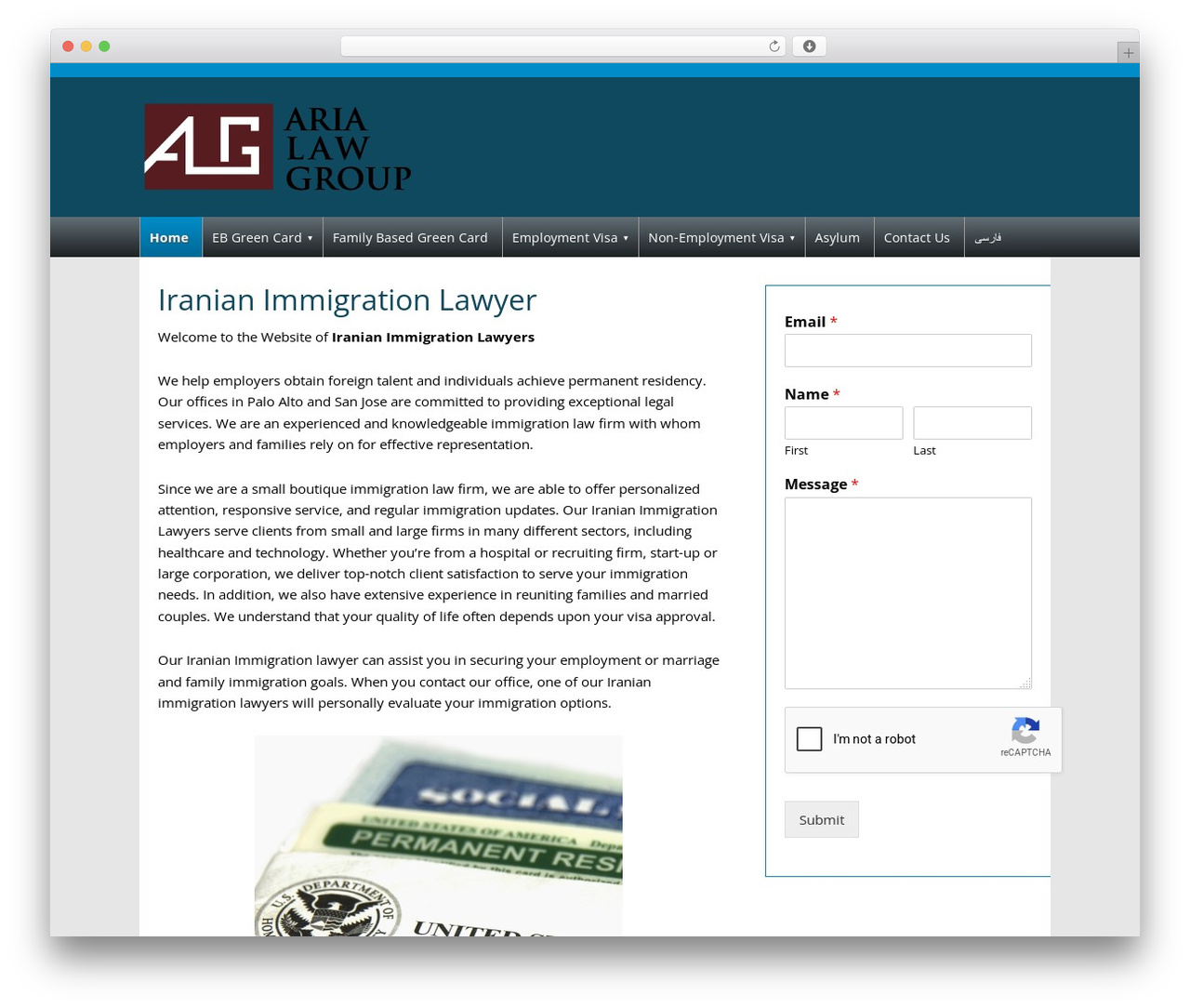 WordPress theme Versatile - iranianimmigrationlawyers.com