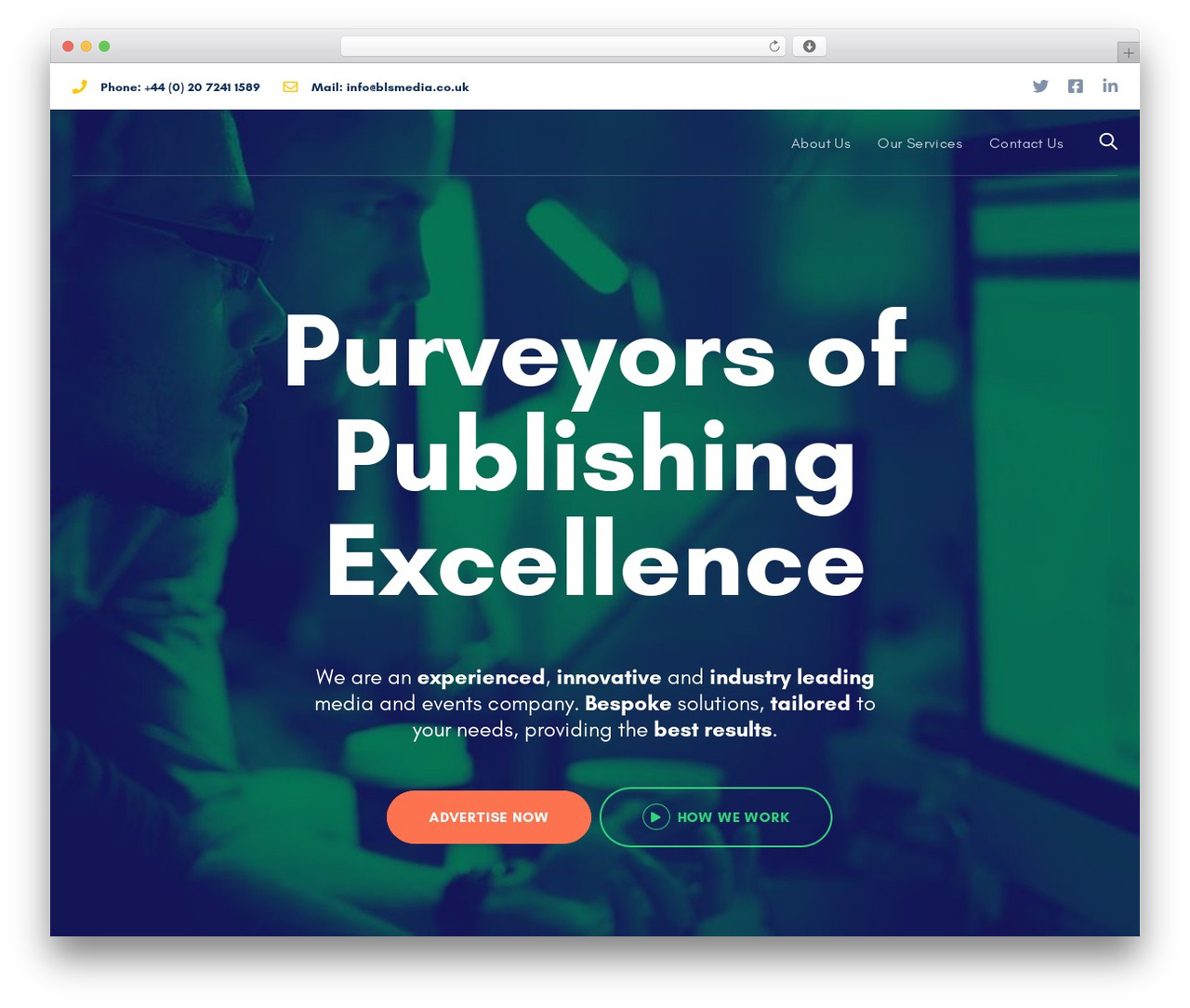 Ave theme WordPress - blsmedia.co.uk