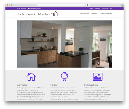Best WordPress theme Divi - irismartens.nl