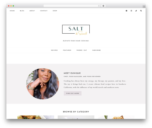 Genesis WordPress theme - saltandseasoned.com