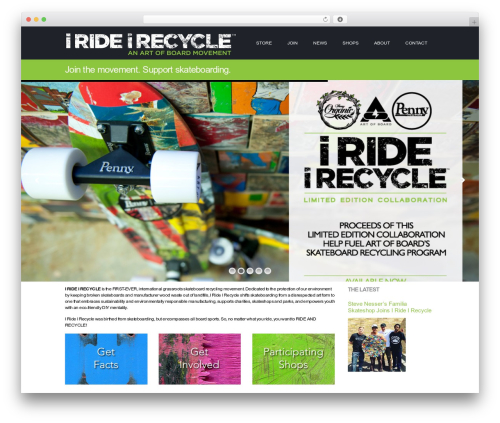 GYM WordPress theme - irideirecycle.com