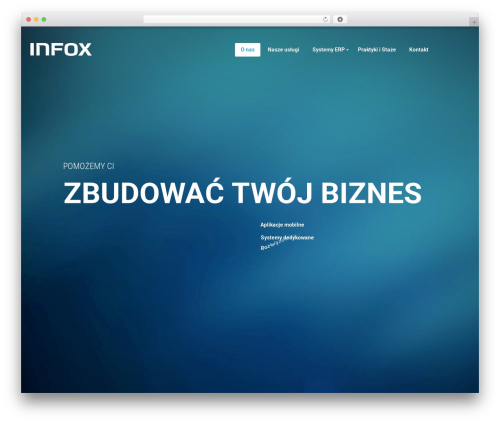 inHost WordPress theme - infox.pl