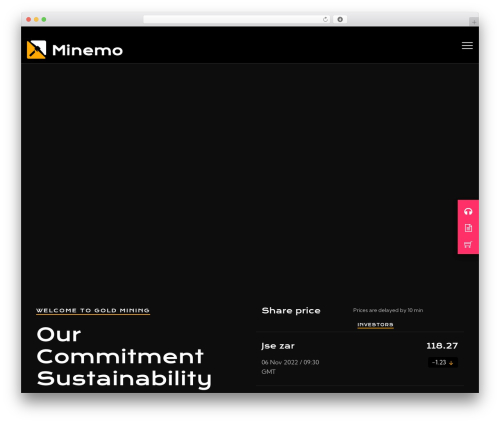 Minemo WordPress theme - minemo.preyantechnosys.com/demo-3
