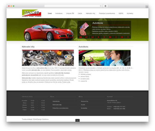 WordPress theme Corp | Multipurpose Wordpress Theme - italcar.cz