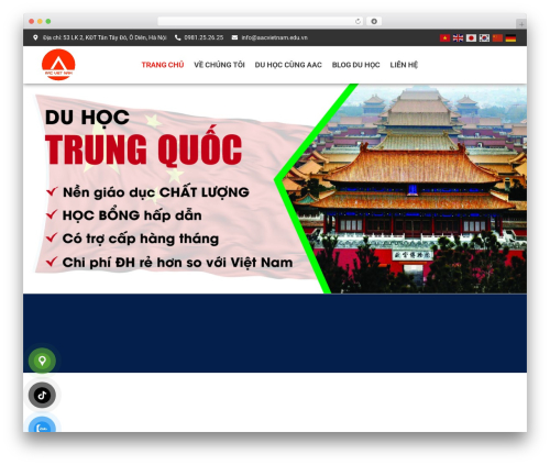 WordPress theme Ahawebsite - aacvietnam.edu.vn