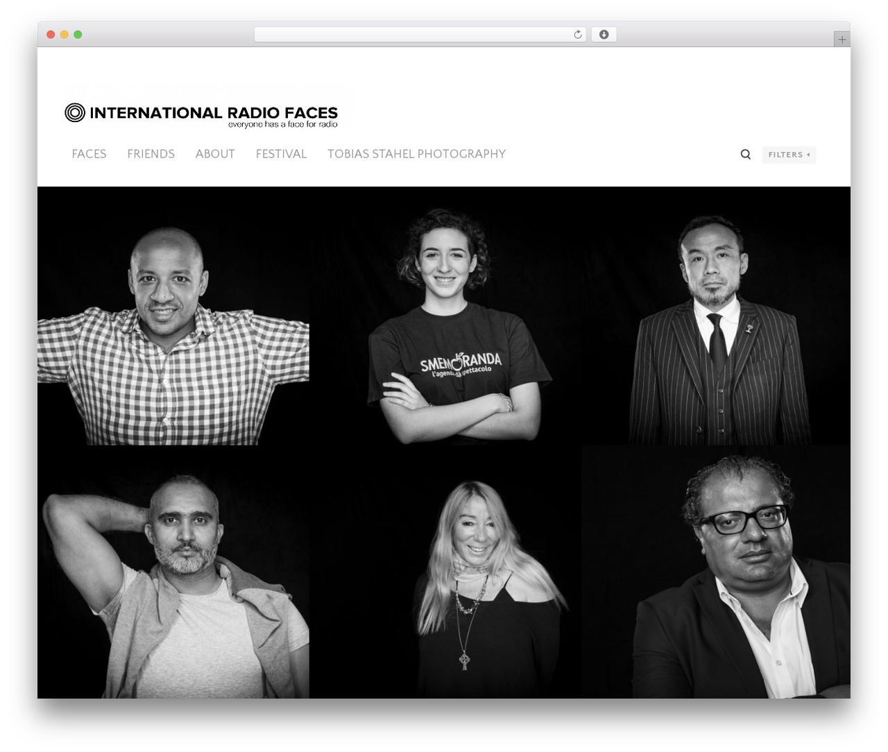 WordPress theme Bindery - internationalradiofaces.com