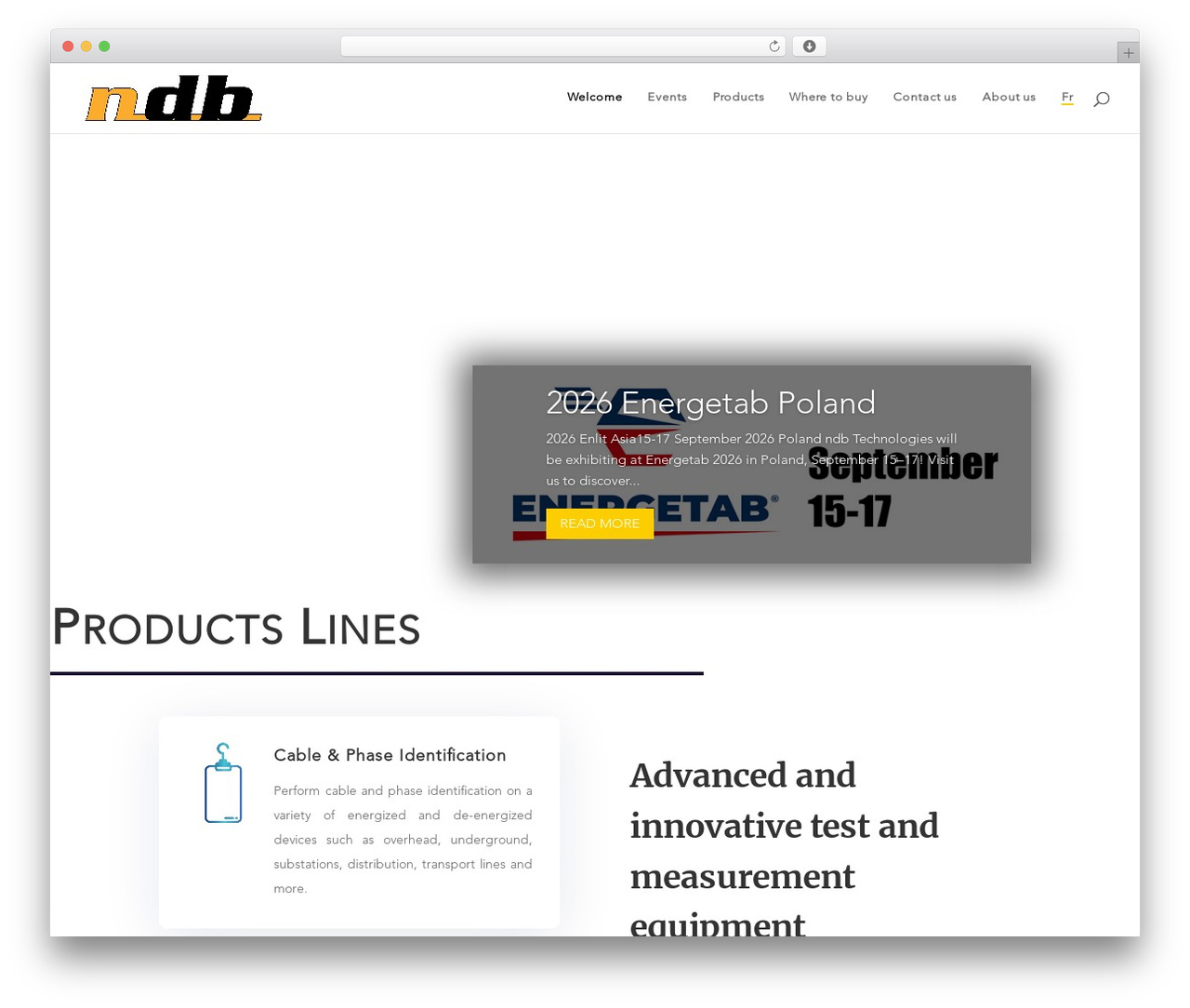 WordPress theme Divi - ndbtech.com