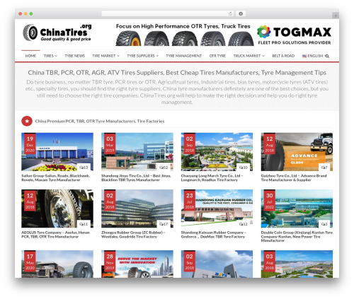 ChinaTires.org Theme best WordPress theme - www.chinatires.org