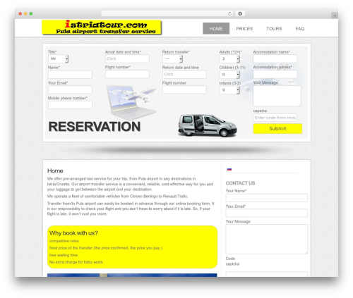 cms premium WordPress theme - istriatour.com
