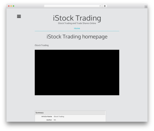 Simple Sticky Footer (simple-sticky-footer) free WordPress plugin - istocktrading.com Simple Sticky Footer (simple-sticky-footer) free WordPress plugin - istocktrading.com