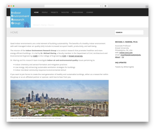 Fizz theme WordPress - indoor-envi.com