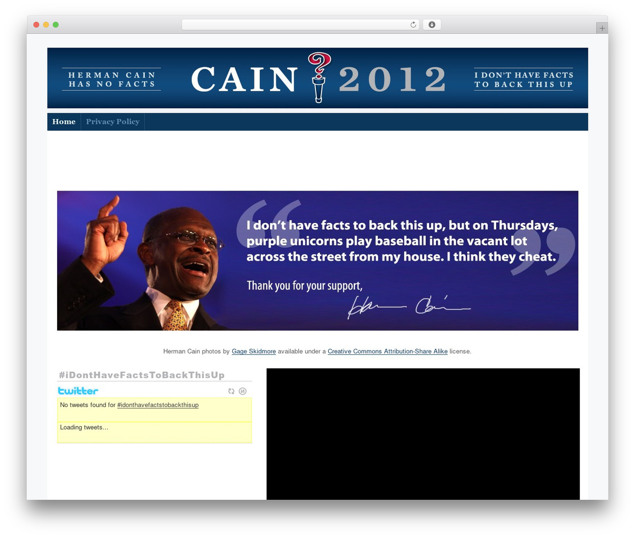Headway WordPress theme - idonthavefactstobackthisup.com
