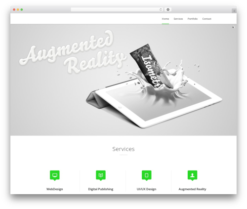 OneUp WordPress theme - isometric.ro
