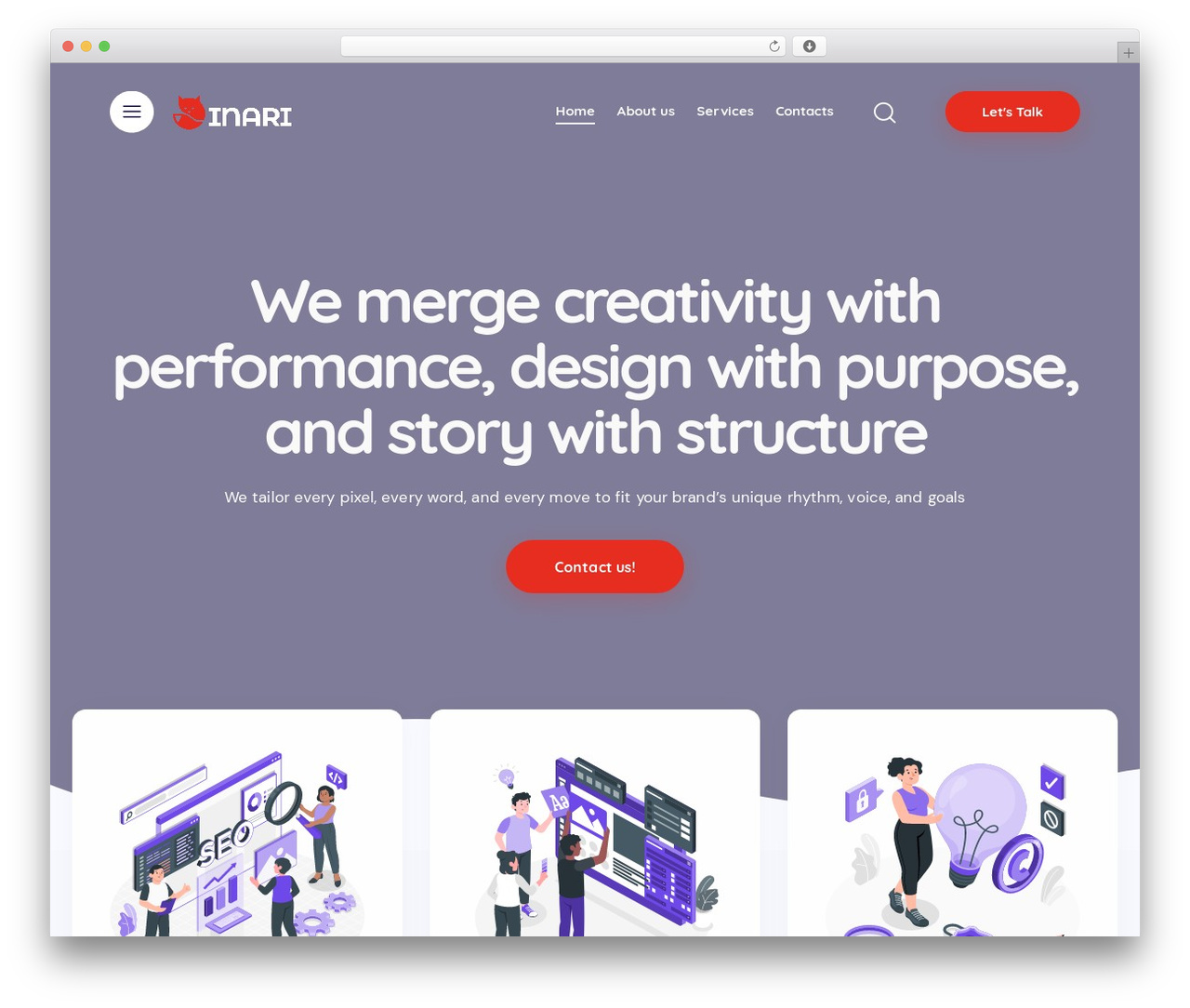 Panda WordPress theme - inari.ch Panda WordPress theme - inari.ch