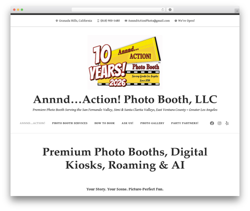 Radcliffe 2 WordPress theme - annndactionphoto.com