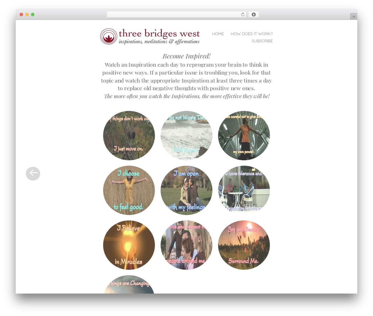 Spun WordPress theme - inspirations.threebridgeswest.com
