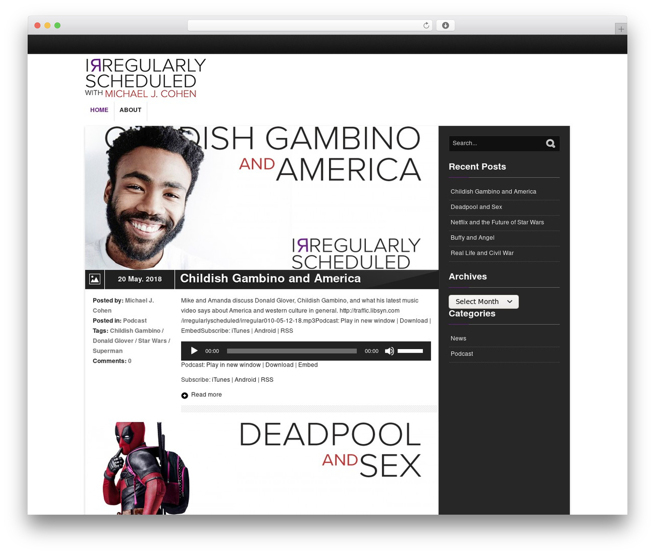 Strings theme WordPress - irregularlyscheduled.com Strings theme WordPress - irregularlyscheduled.com