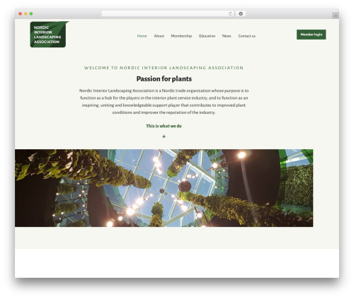 The Sceleton theme WordPress page theme - nordicinteriorlandscaping.org