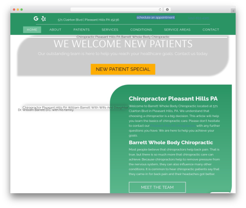 Theme WordPress Beaver Builder Theme - wholebodychiropracticpa.com