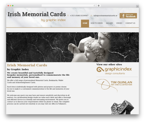 Theme WordPress cherry - irishmemorialcards.ie