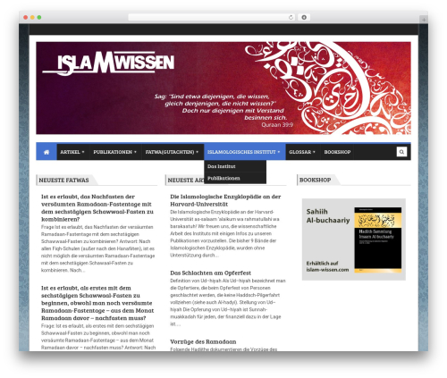Theme WordPress Megnet - islam-wissen.com
