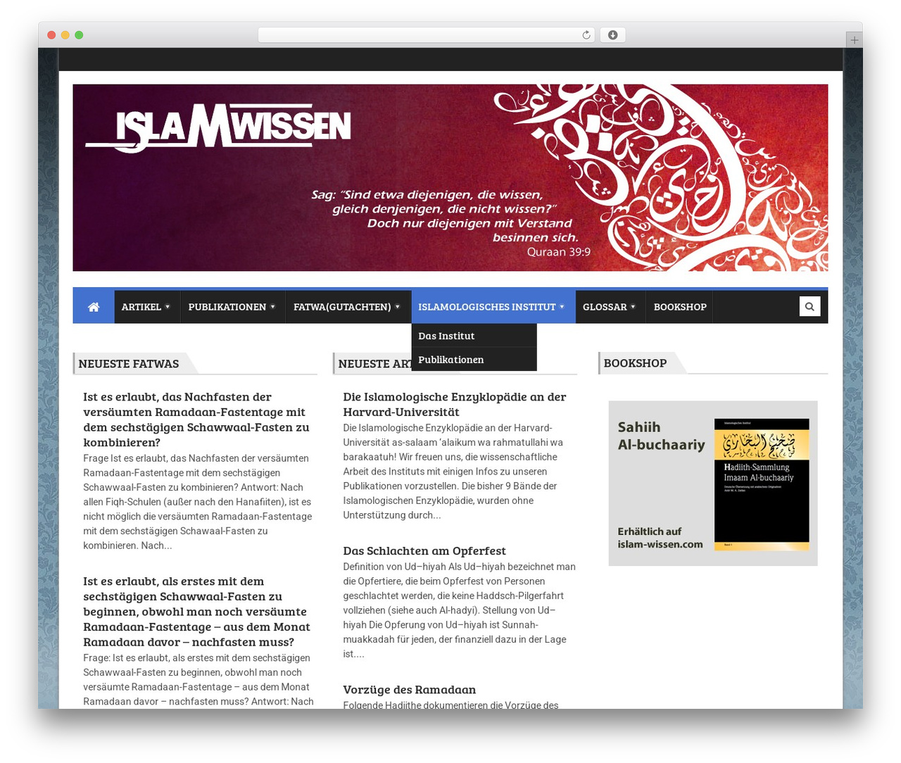 Theme WordPress Megnet - islam-wissen.com Theme WordPress Megnet - islam-wissen.com