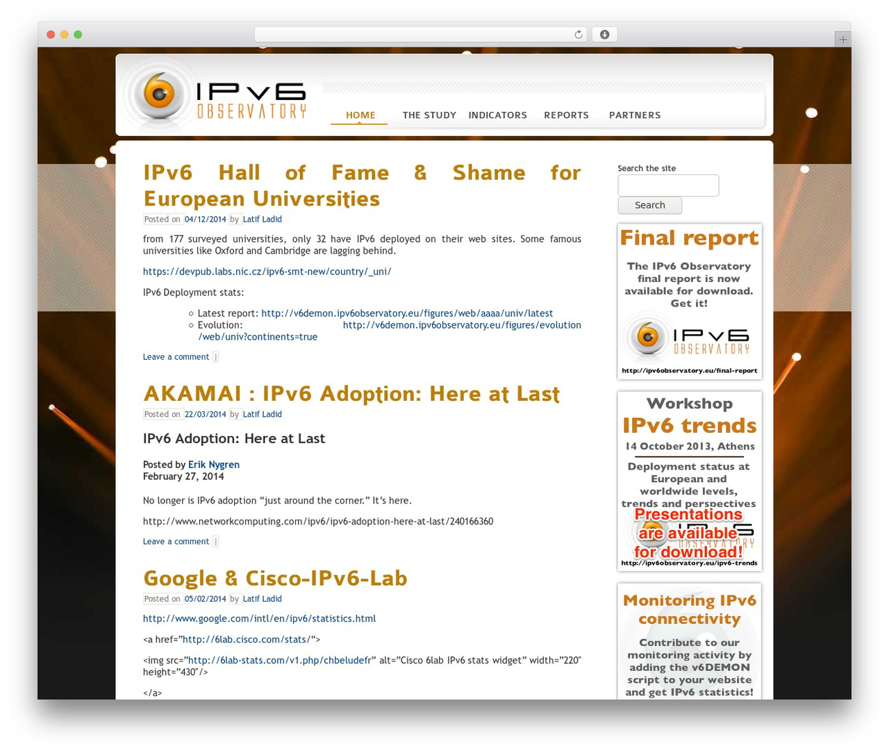 Toolbox premium WordPress theme - ipv6observatory.eu