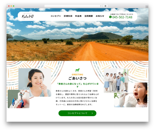 WordPress theme Themify Basic - kato-do.jp