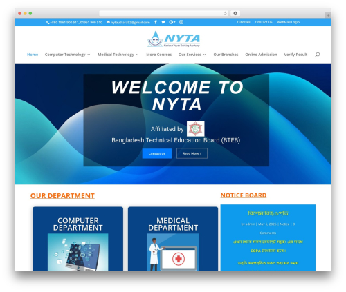 WP theme Divi - nytabd.com